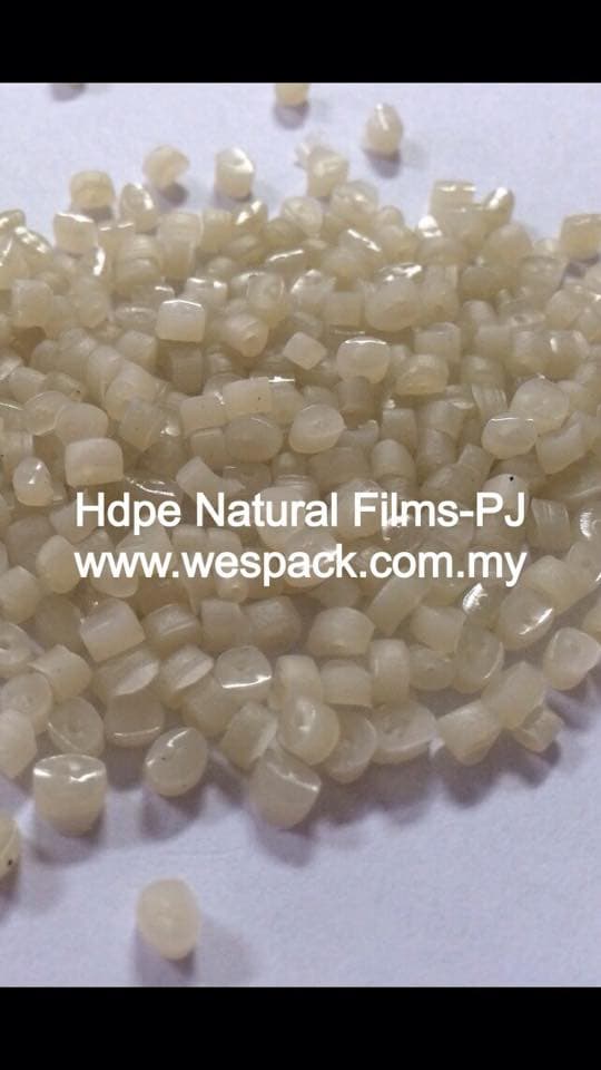 Recycled HDPE Natural Films Grade